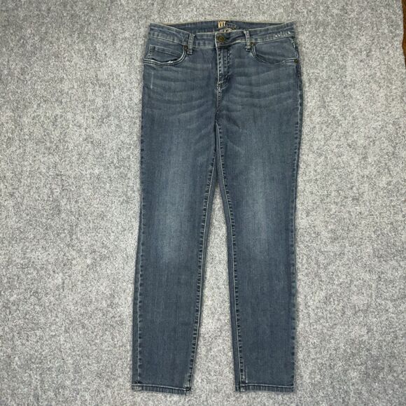 Kut from the Kloth Jeans Womens Size 8 Blue Skinny ankle - Picture 1 of 10